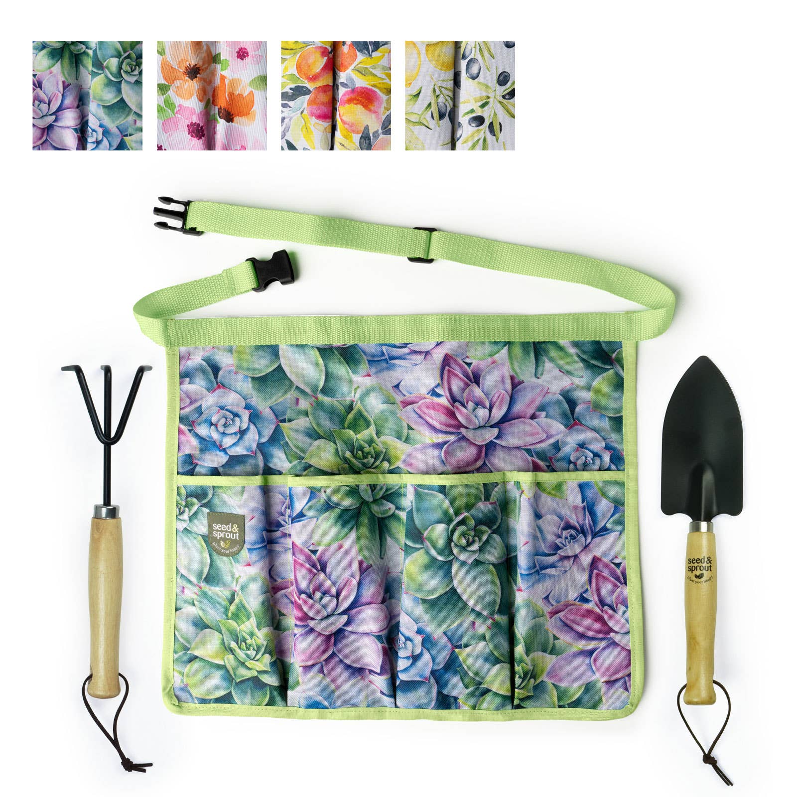 Seed & Sprout 3-Piece Gardening Set with tools displayed