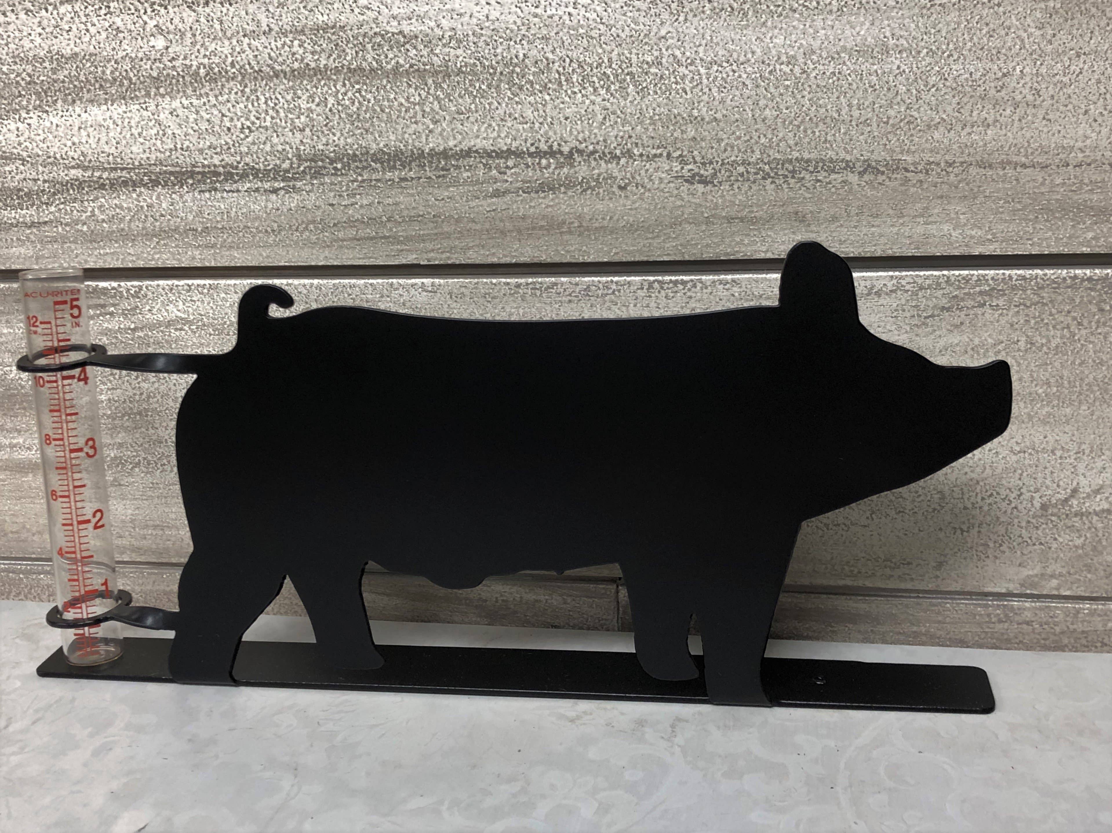 Show Pig Rain Gauge