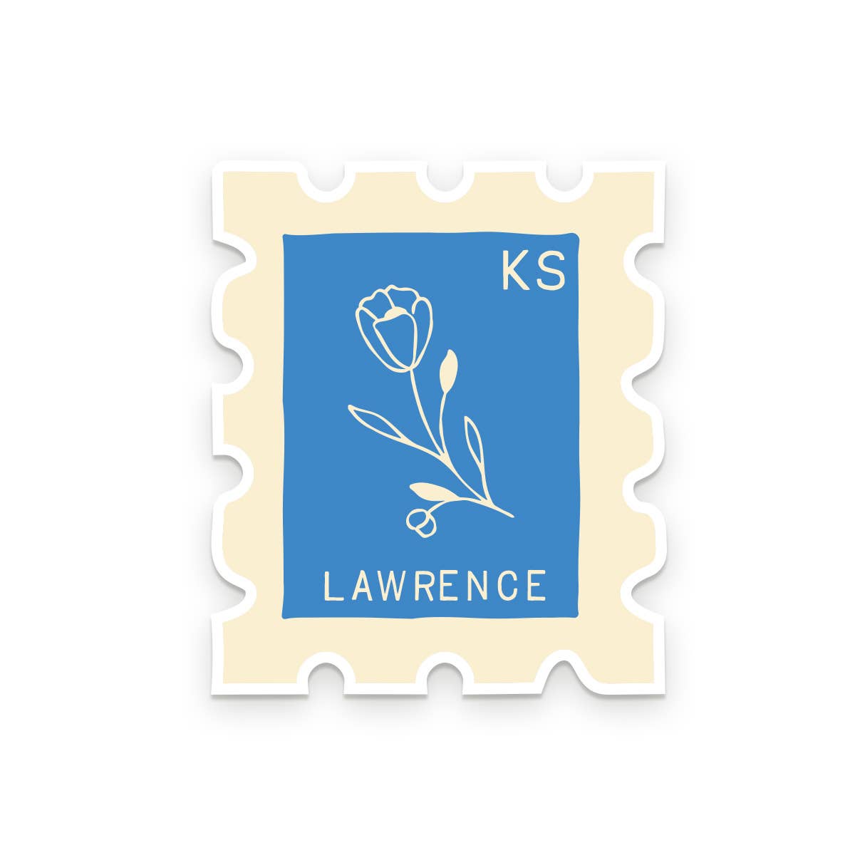 Waco TX stamp sticker lifestyle view