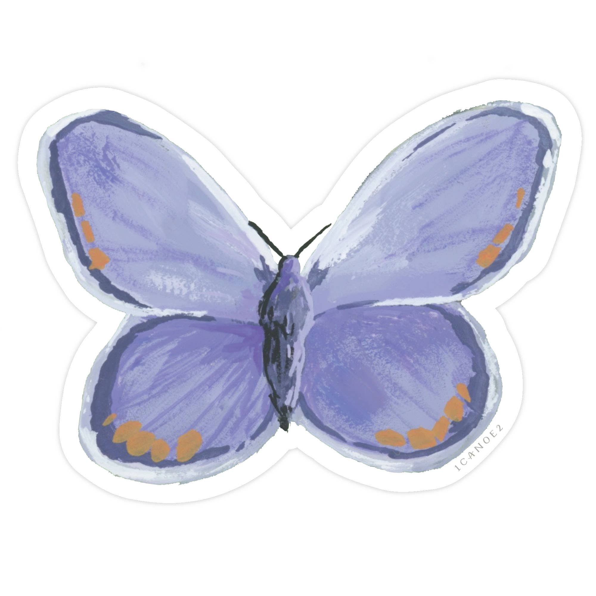 Karner Blue Butterfly Decal Sticker