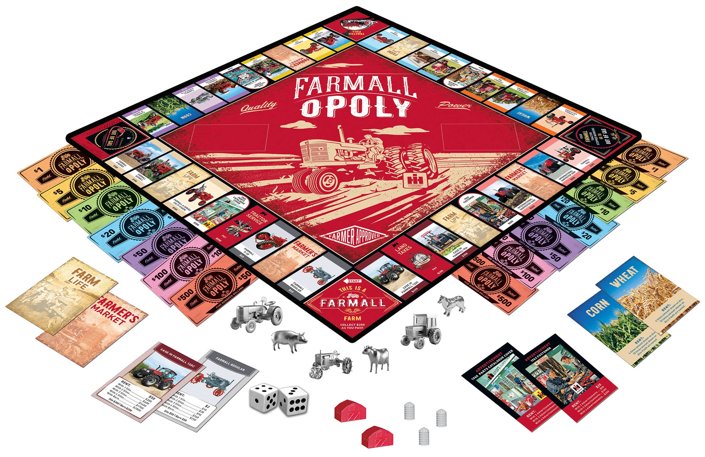 Farmall Opoly - Tractor Themed Board Game