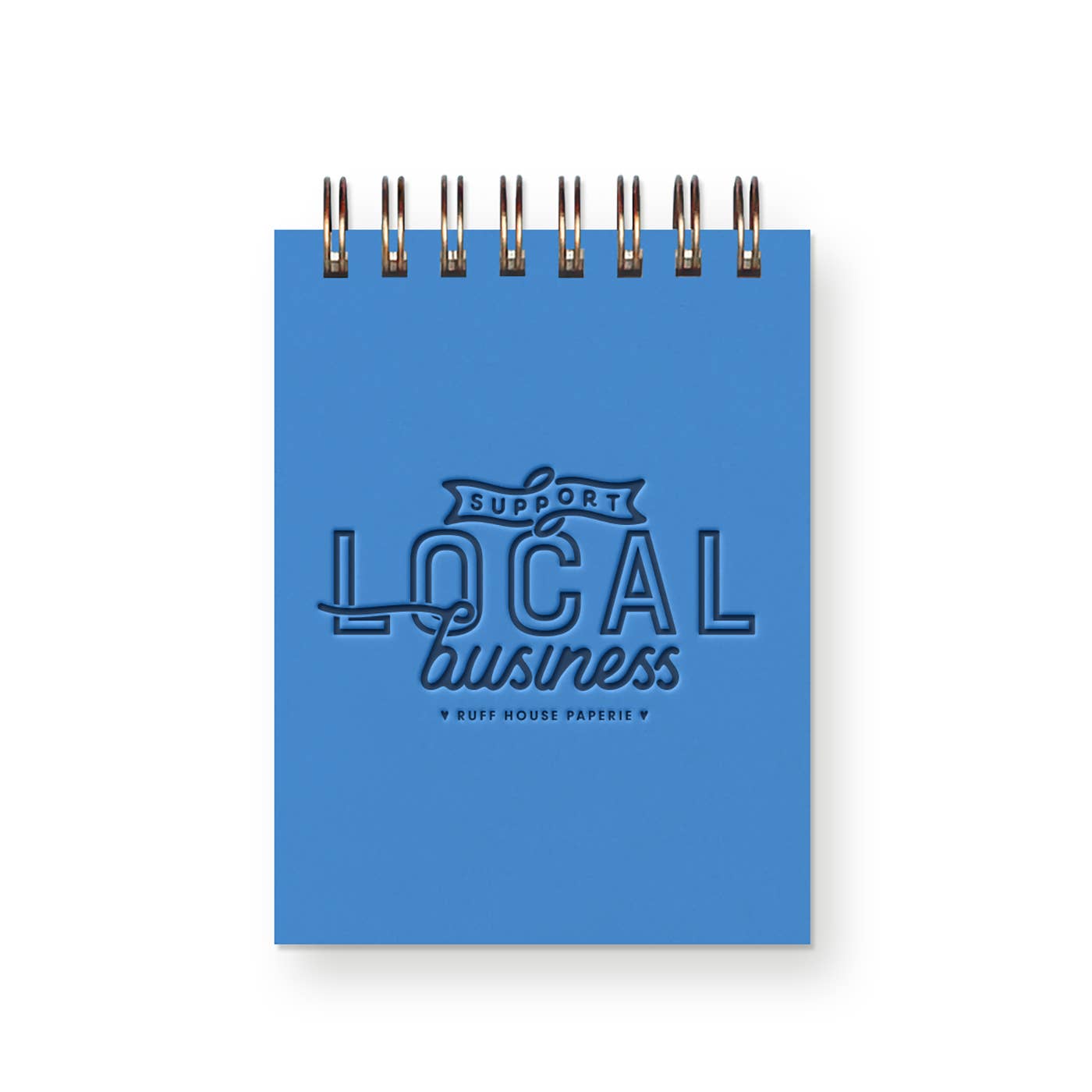 Custom Support Local Business mini jotter notebook pocket size