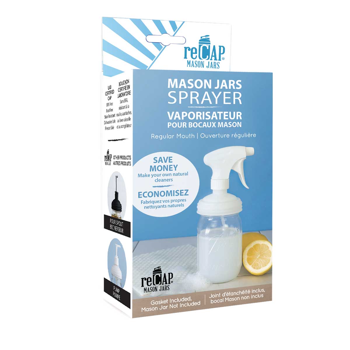 Mason Jar Sprayer Lid, by reCAP® - Sidekick of 16