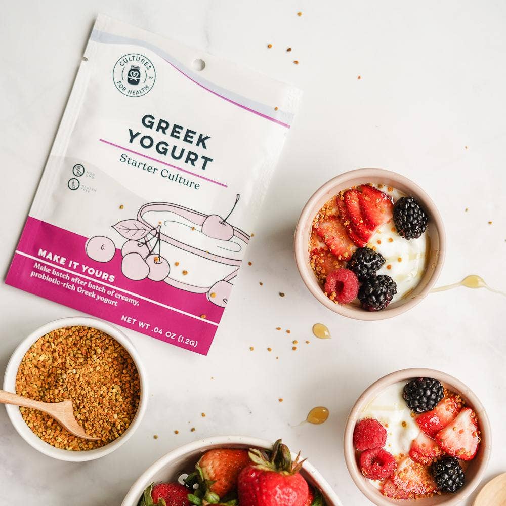 Greek Yogurt Starter Culture serving suggestion