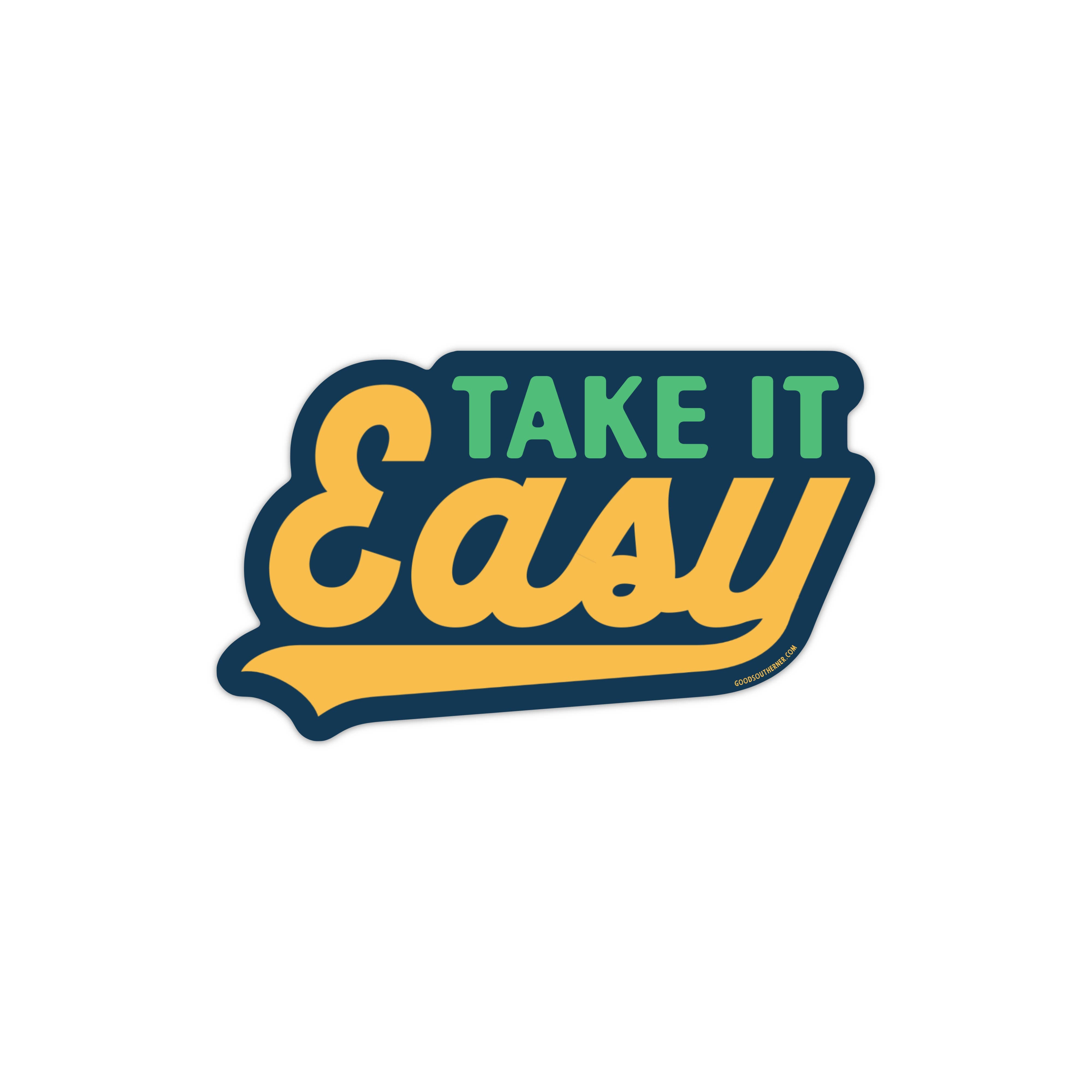 Take It Easy decorative sticker