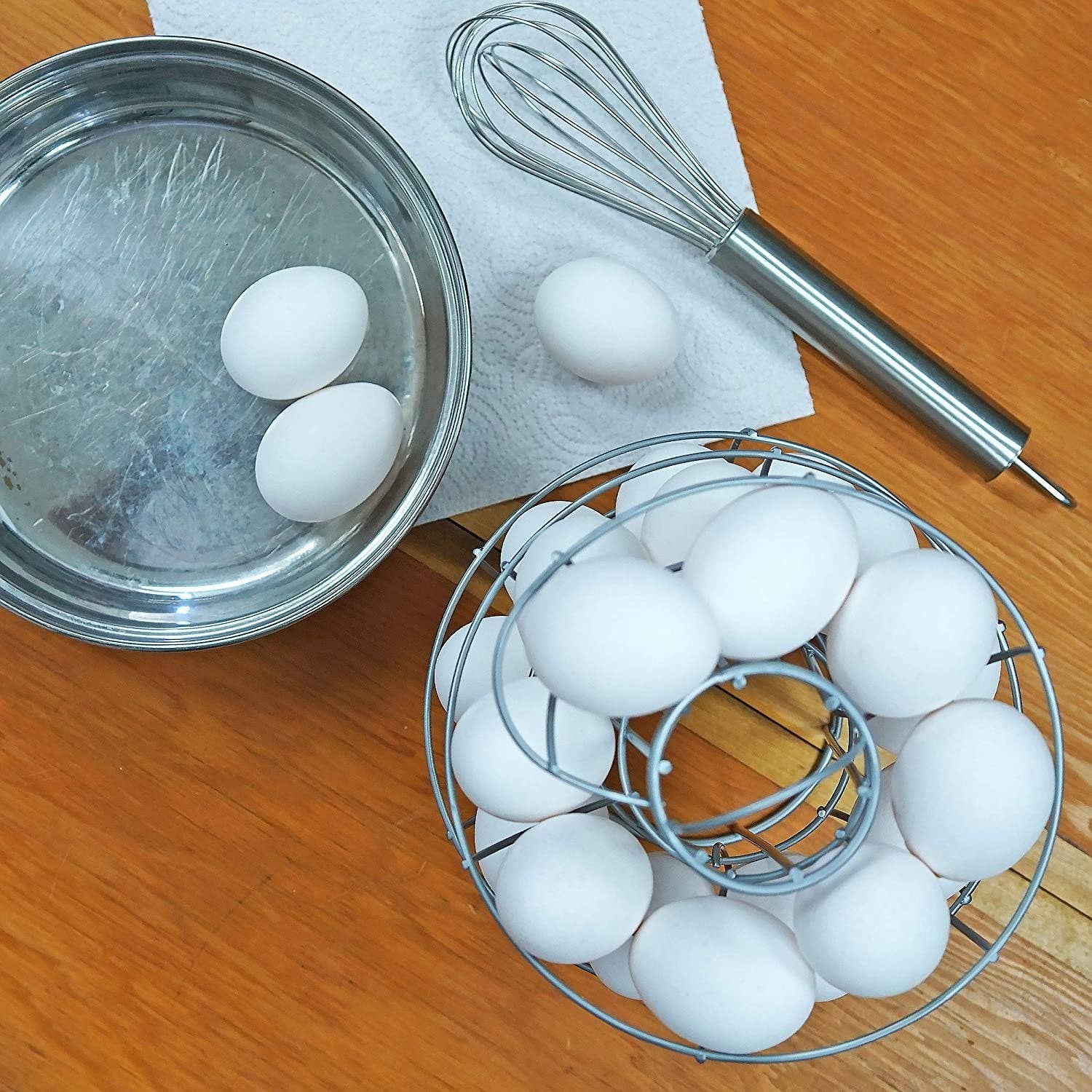 Egg Skelter Spiraling Dispenser Rack