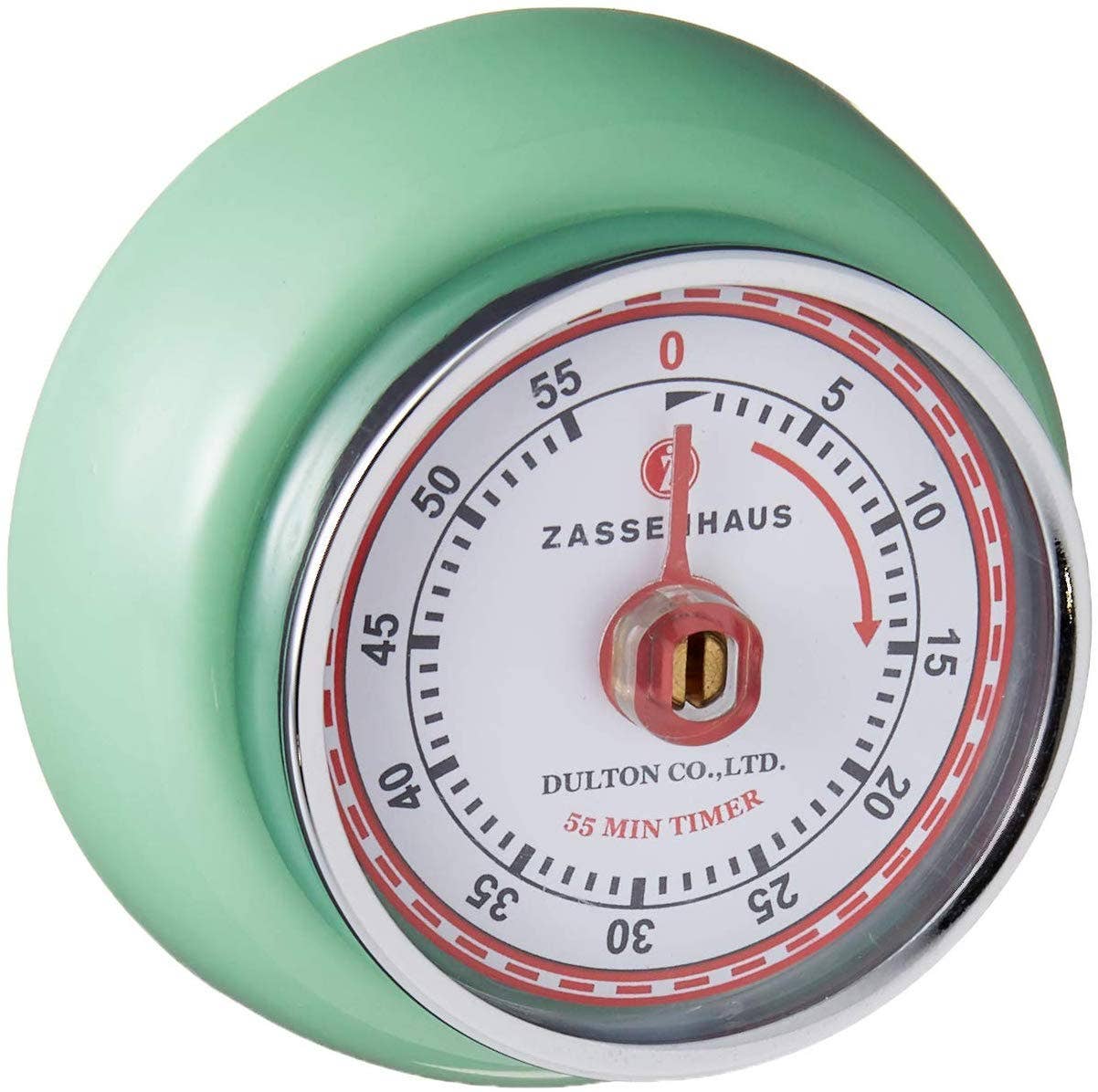 "Retro" Kitchen Timer, Mint Green