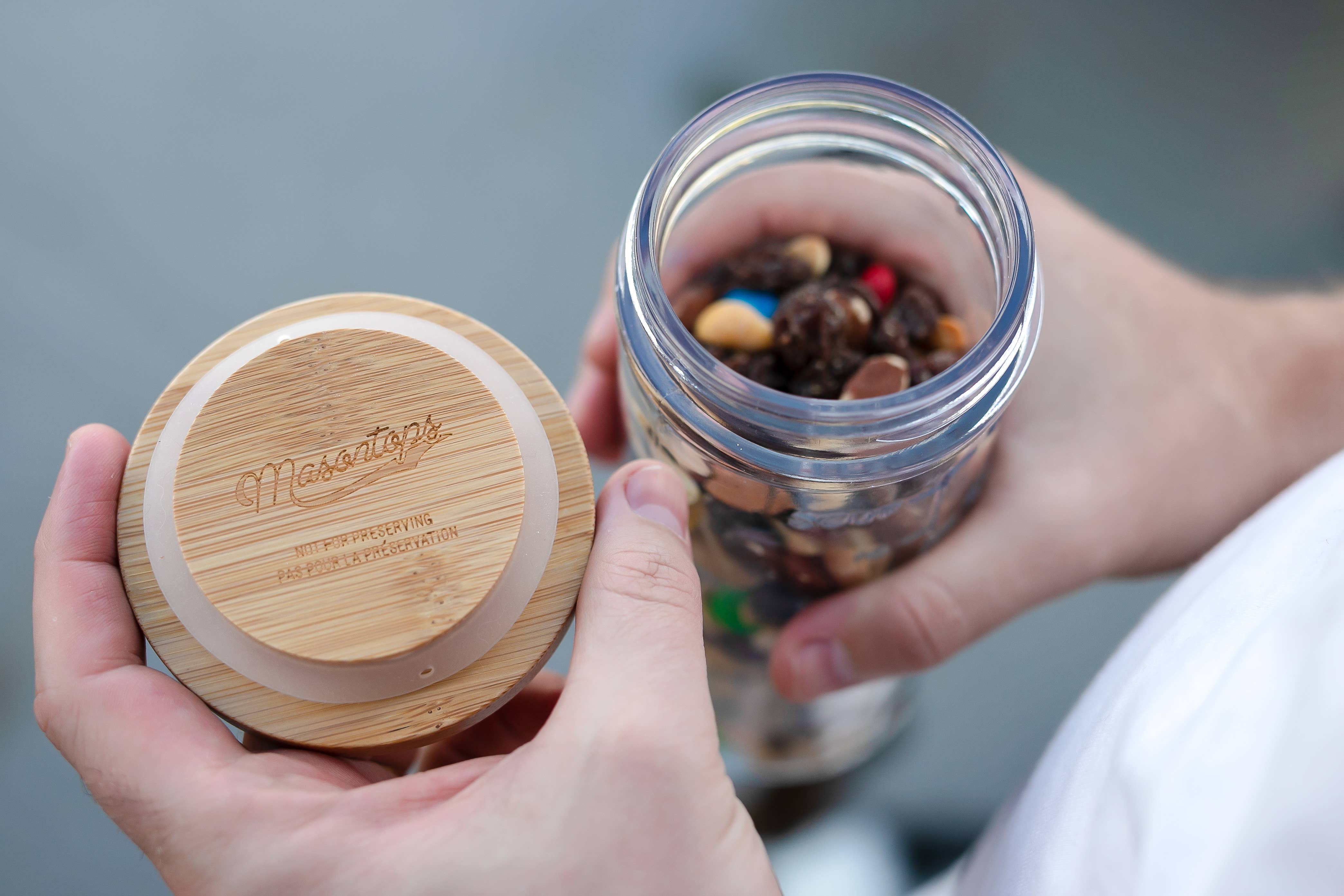Masontops - Timber Top Bamboo Mason Jar Storage Lids