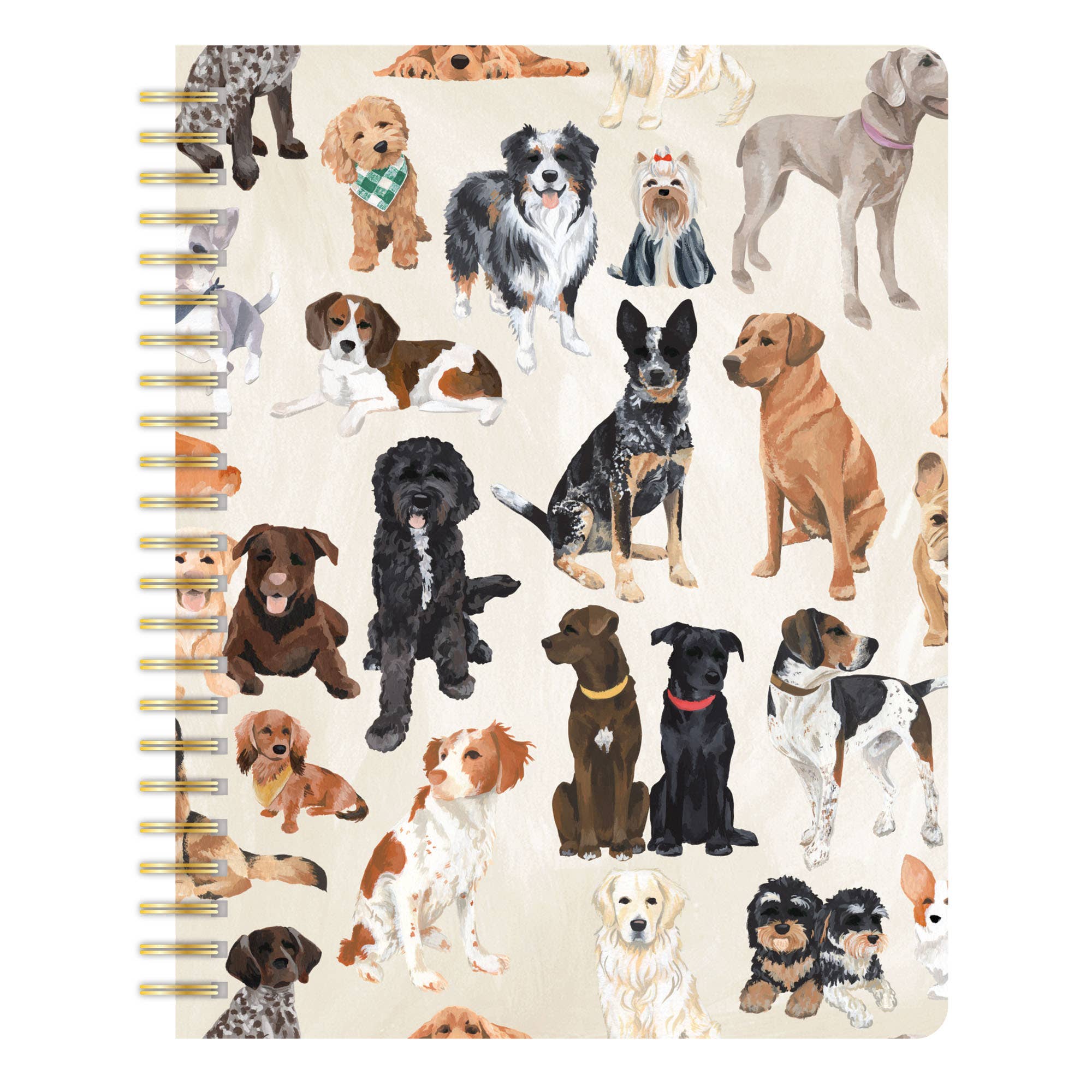 Furry Friends Dogs Spiral Notebook