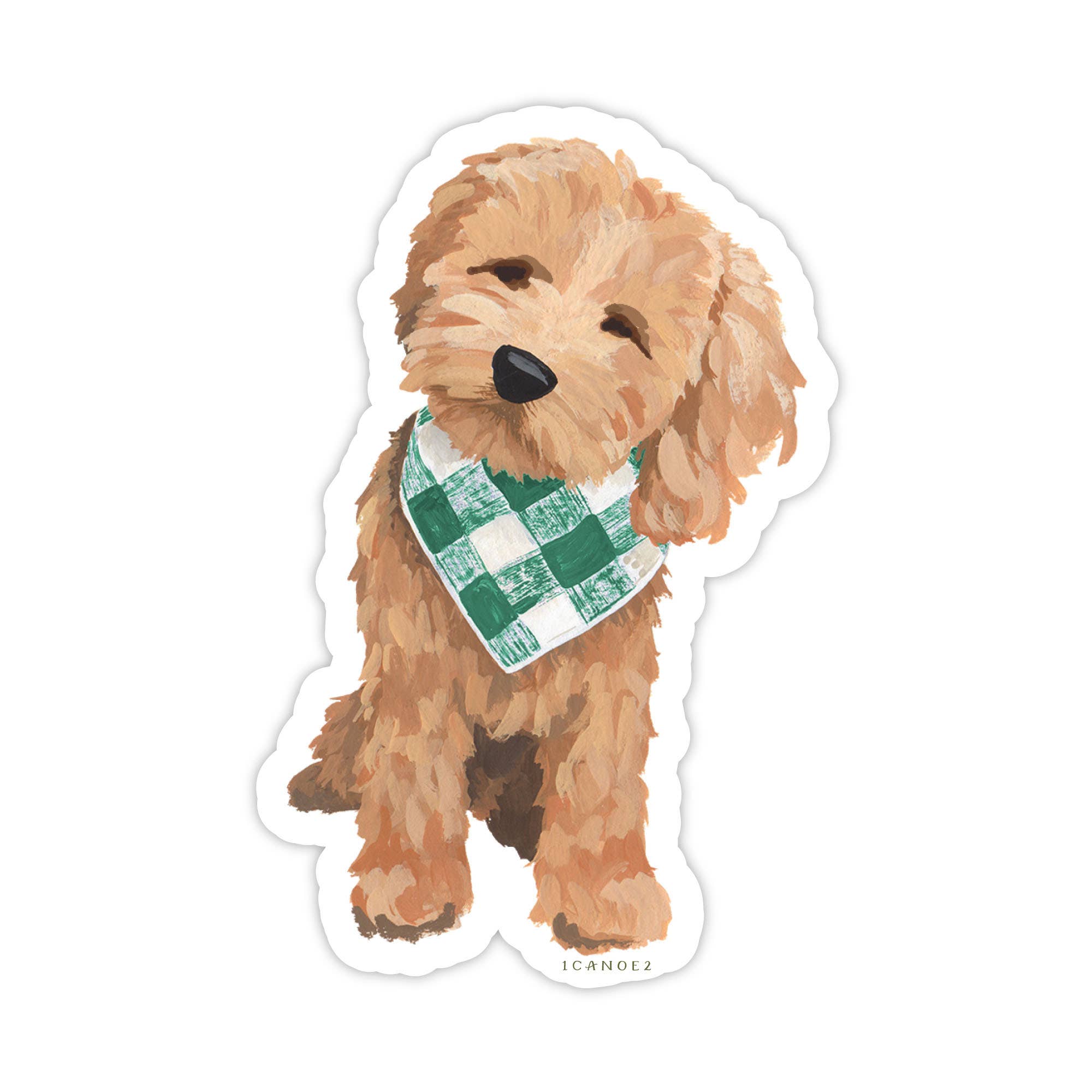 Golden Doodle Decal Sticker