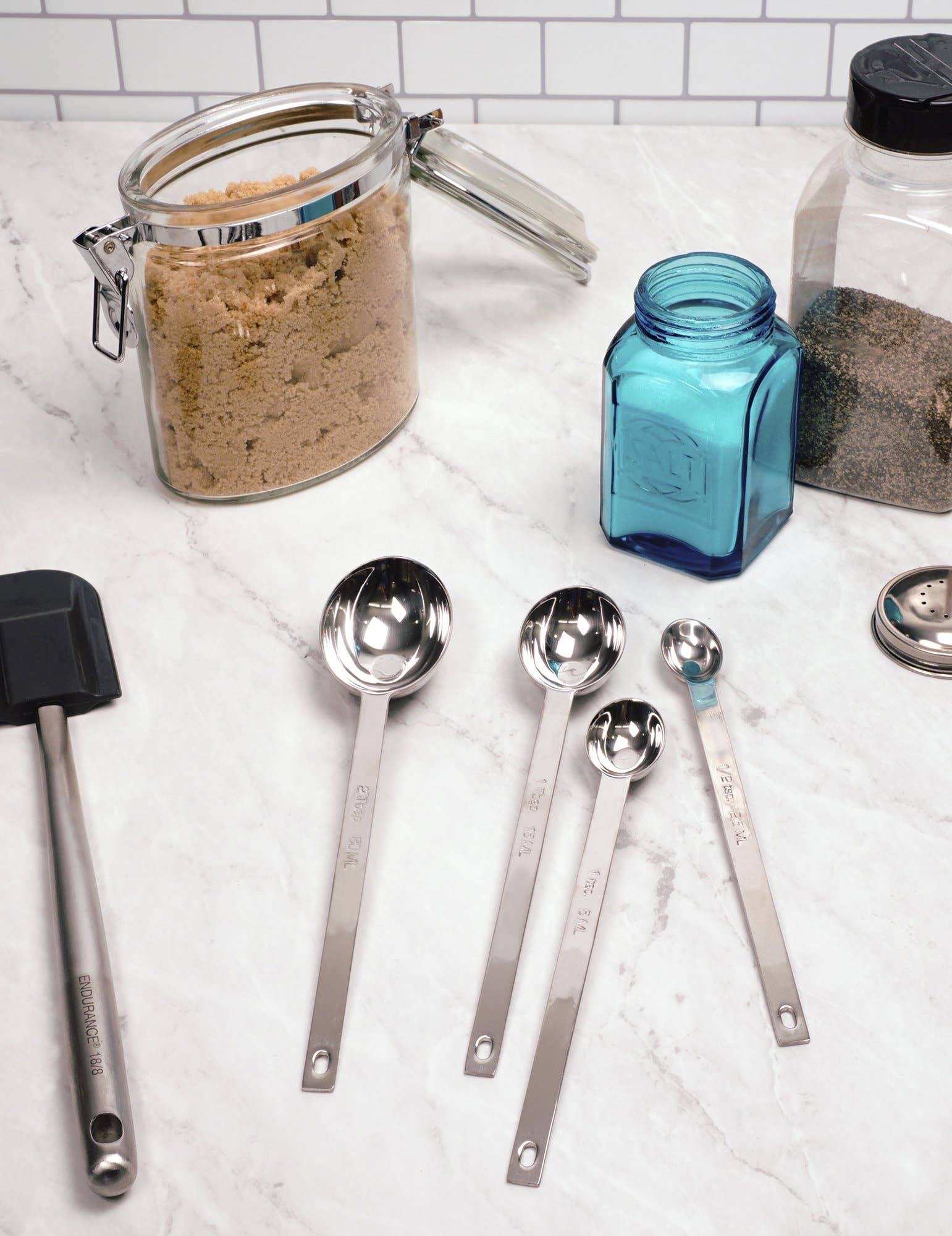 Long Handle Measuring Spoon Set Of 6