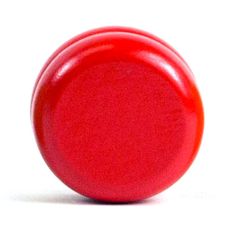 Classic wooden yo-yo showing string detail