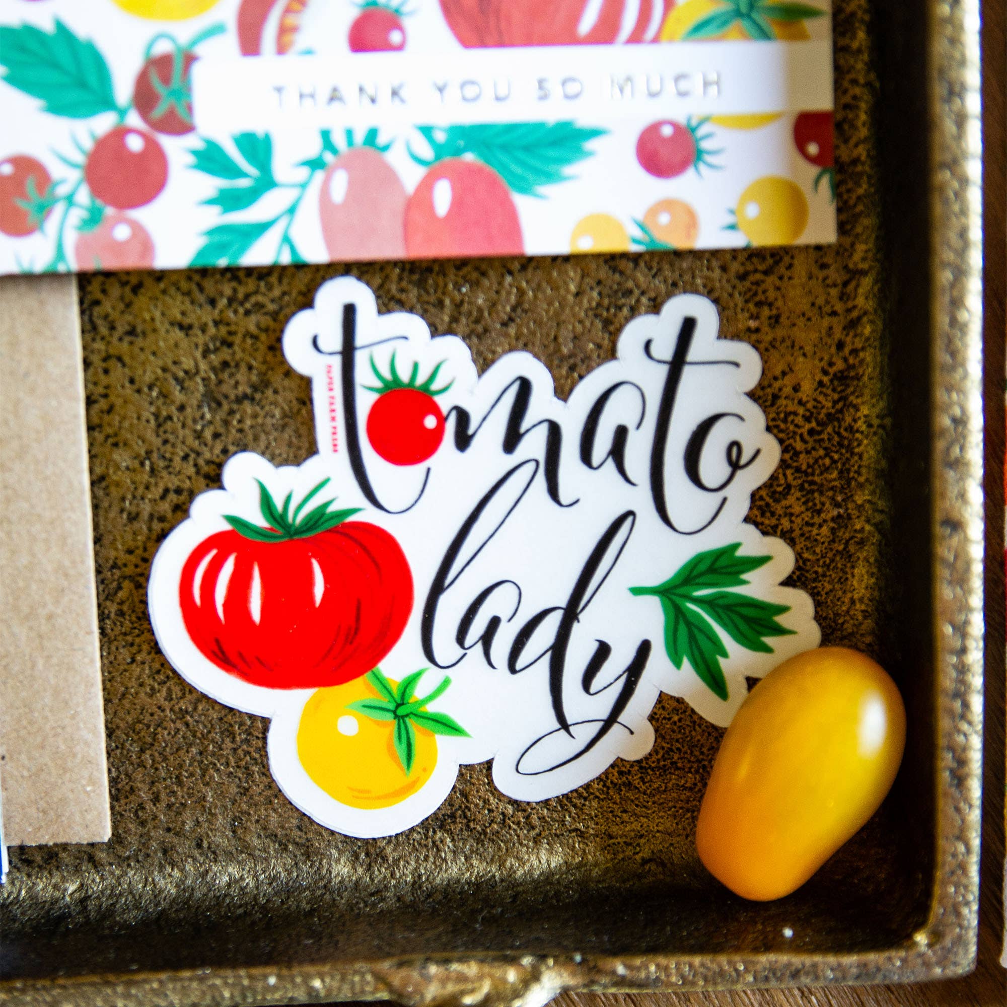 Tomato Vine decal sticker alternate color variation