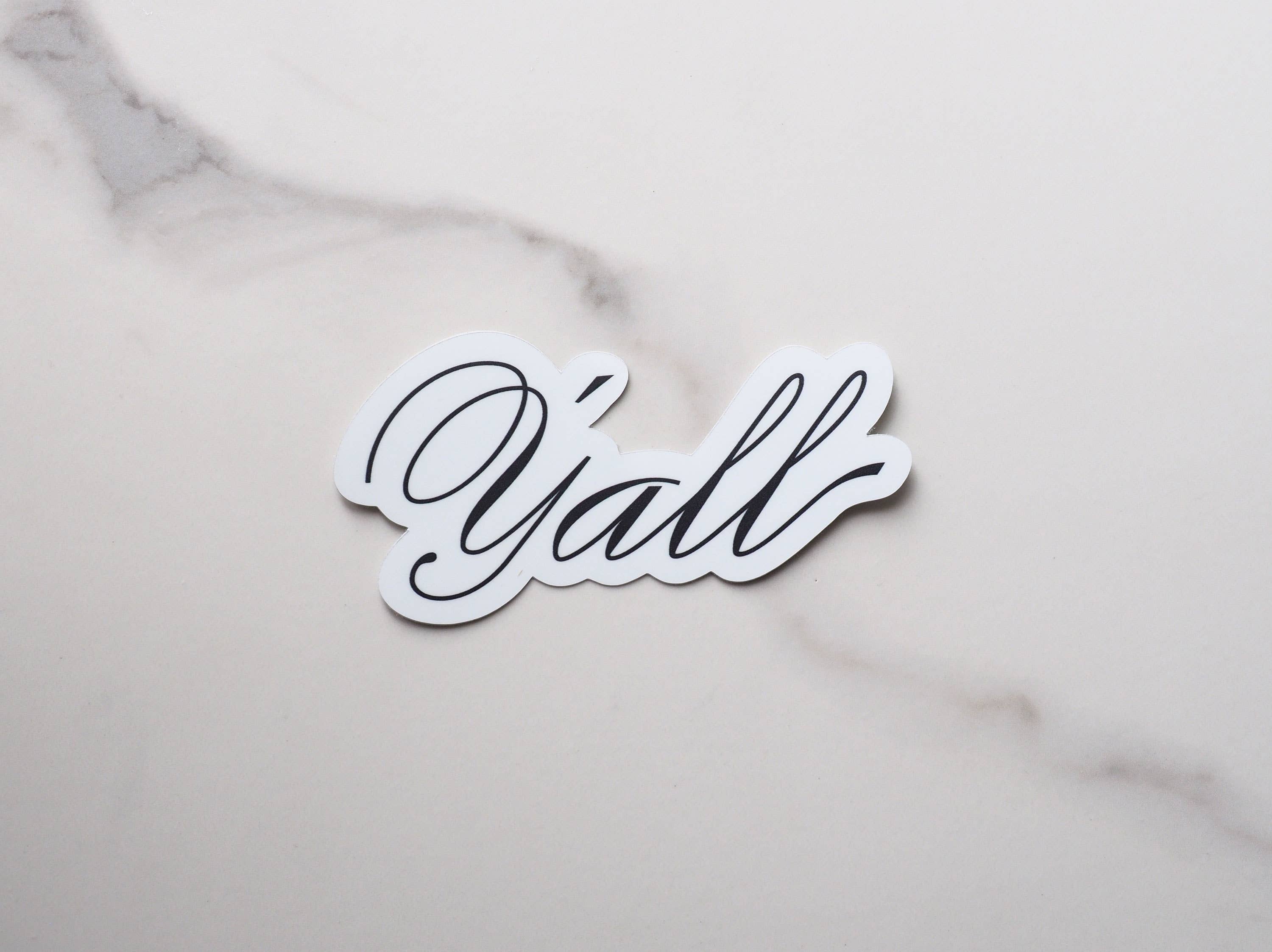 Y'all Sticker for Hydroflask - Cute Southern Decals