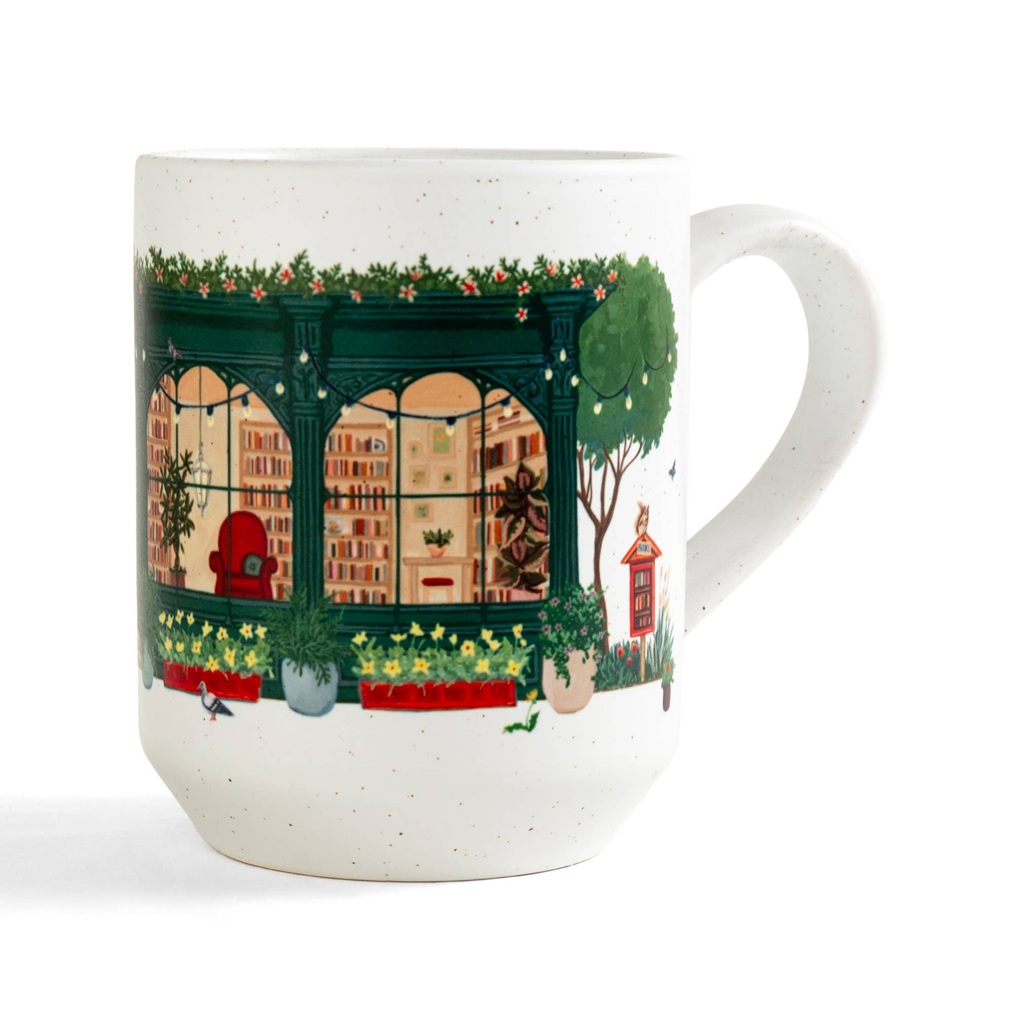 Bookworm Bookstore Ceramic Mug
