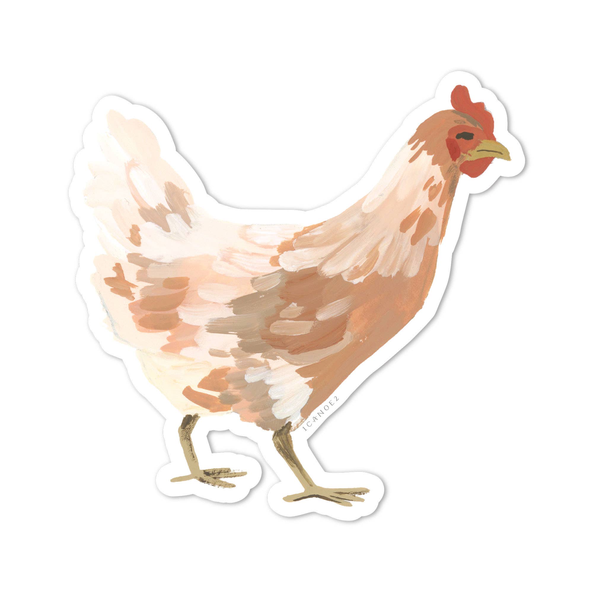 Cinnamon Queen Chicken Decal Sticker