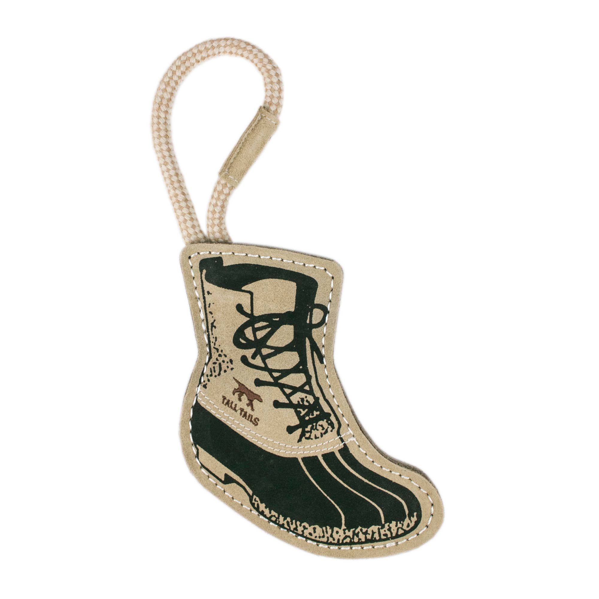 Tall Tails Natural Leather Boot Tug Dog Toy 16 inch