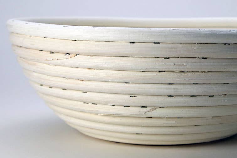 Breadtopia round proofing basket with dough inside