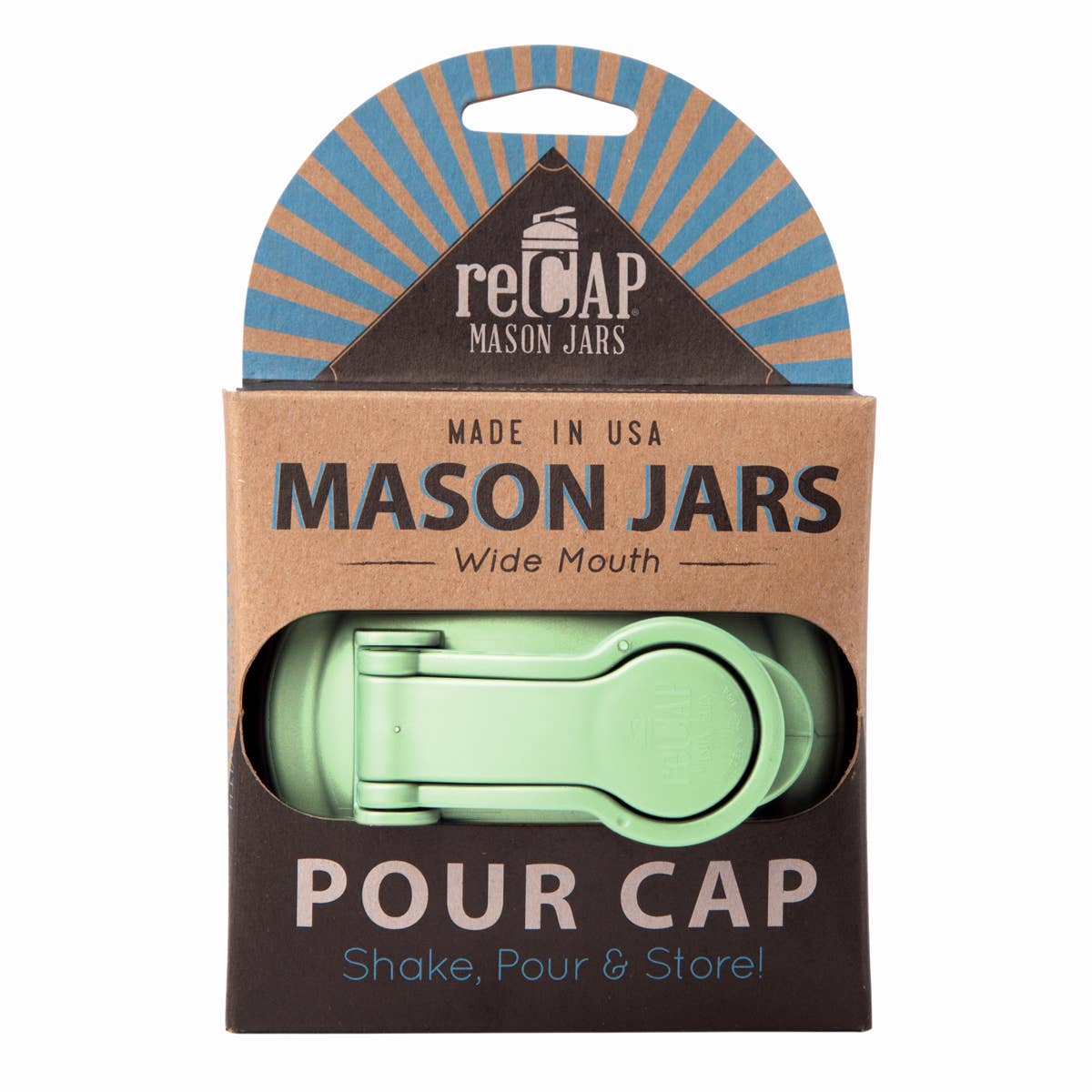 ReCAP® Mason Jars Lid POUR Carry Loop | Case of 12