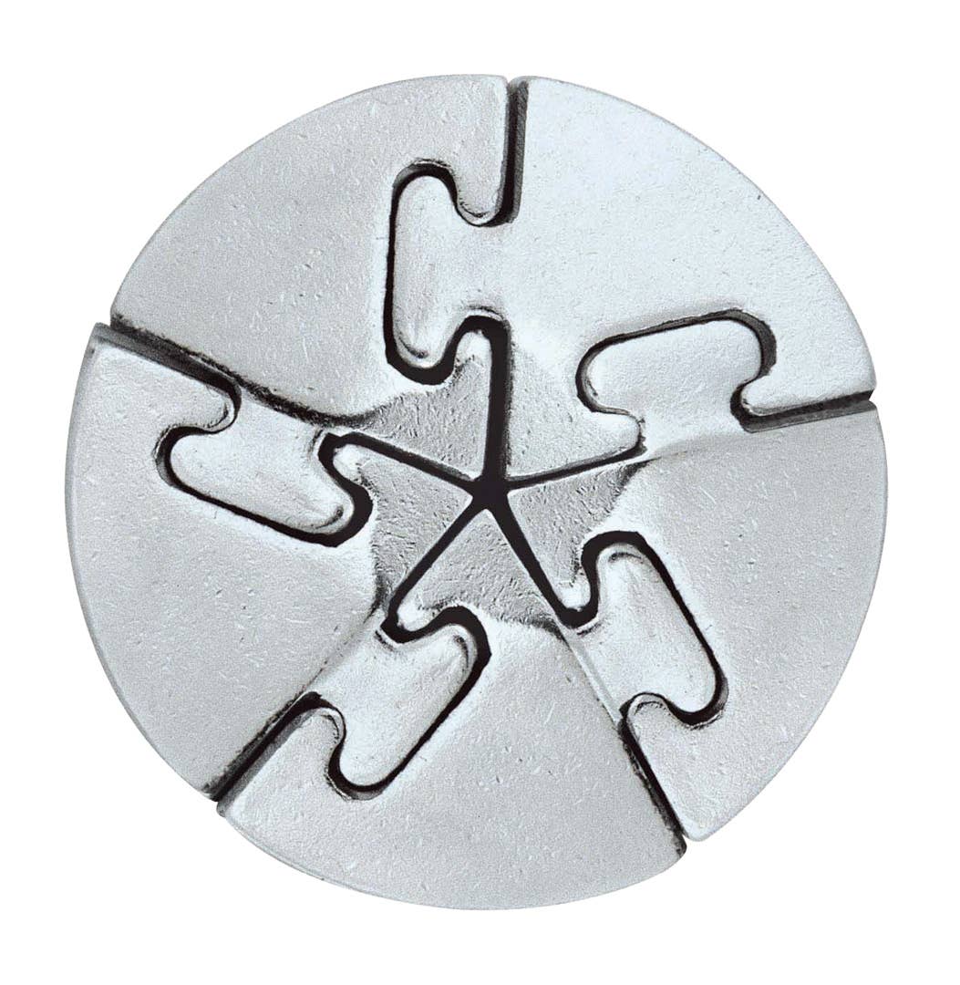 Hanayama Cast Spiral Level 5 metal brain teaser puzzle