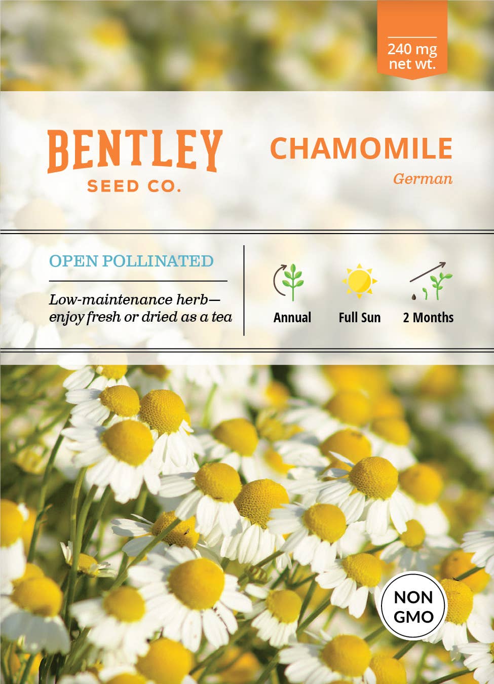 German Chamomile herb seed packet