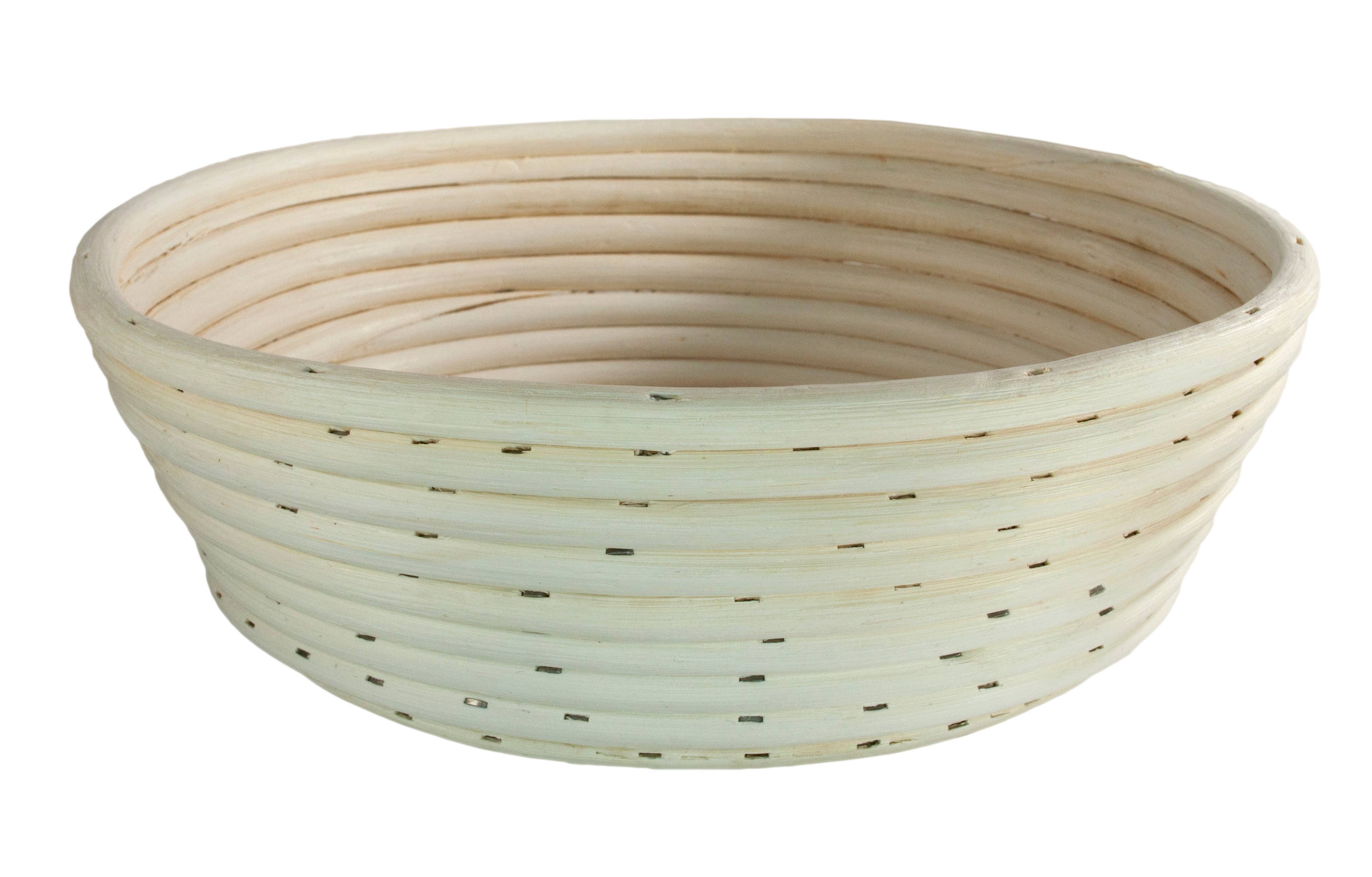 BANNETON EDDINGTONS Round Angled Basket Ø10x3"