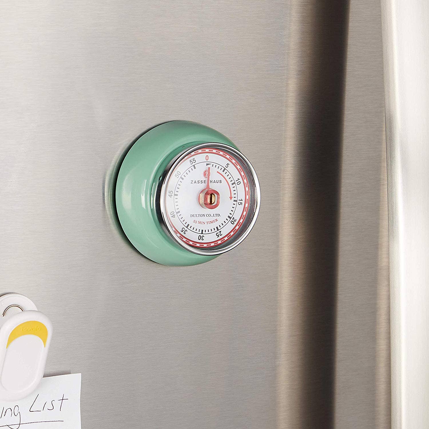 "Retro" Kitchen Timer, Mint Green