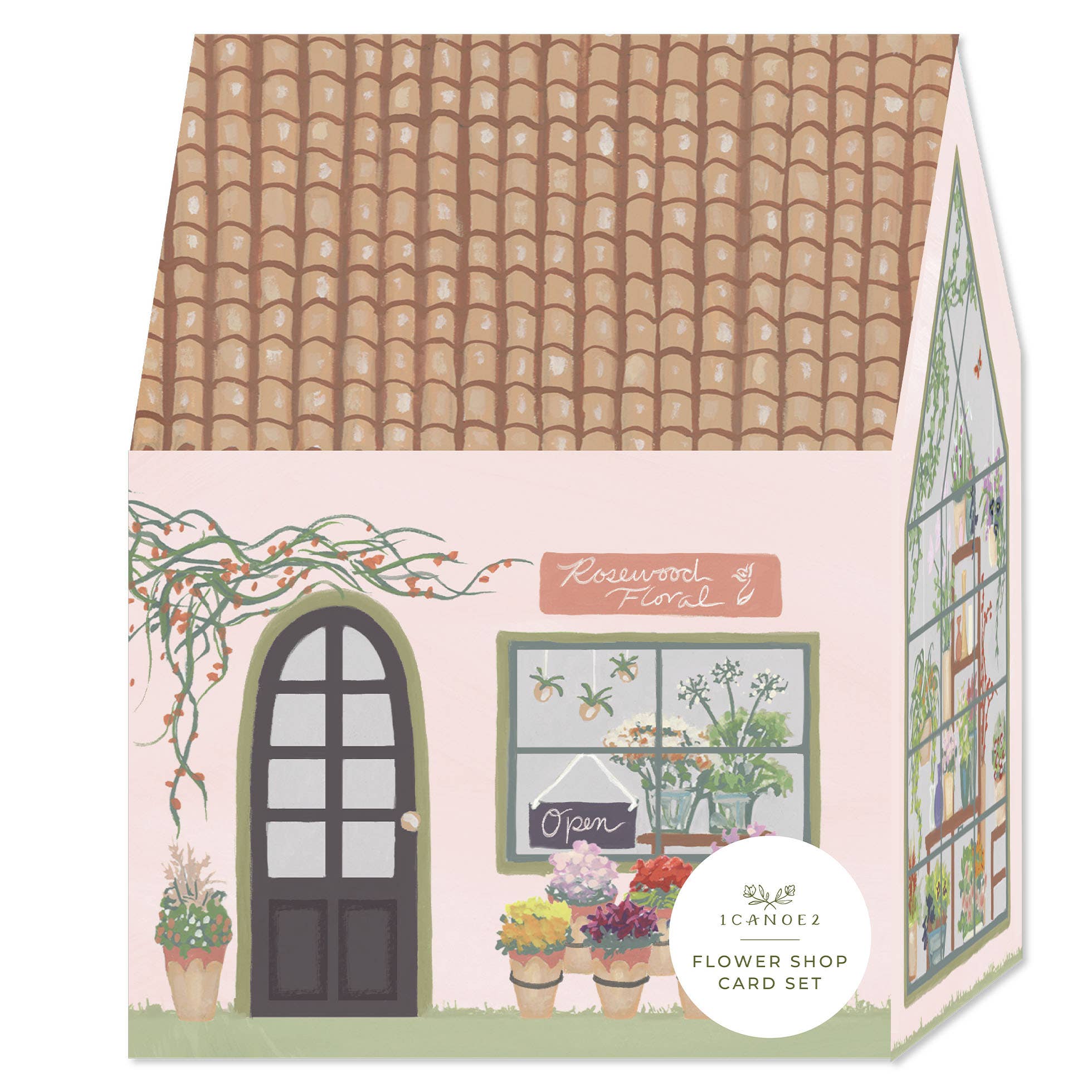 Flower Shop Mini Specialty Greeting Card Box Set