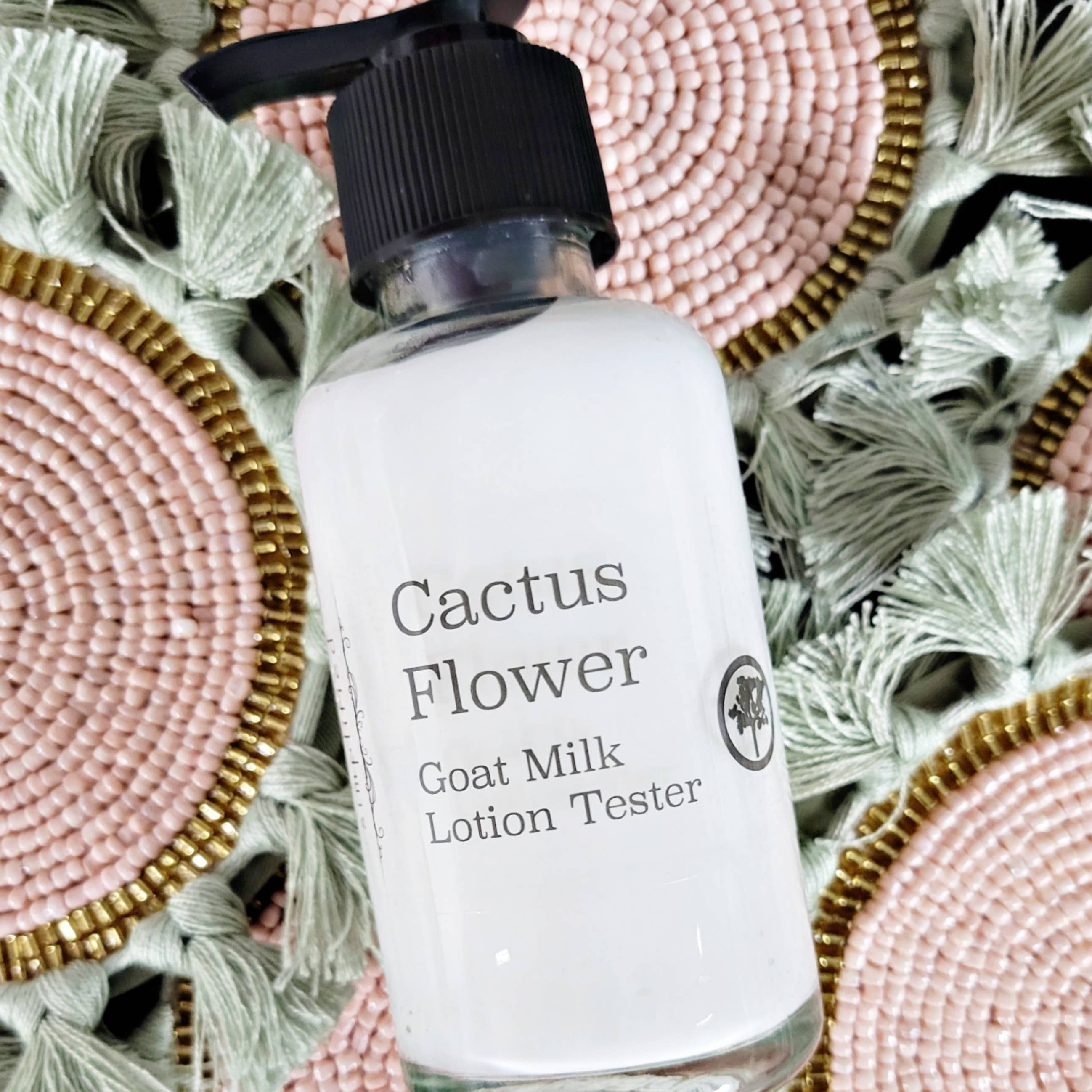 Tester bottles for 8oz and 16oz hand cream and lotion