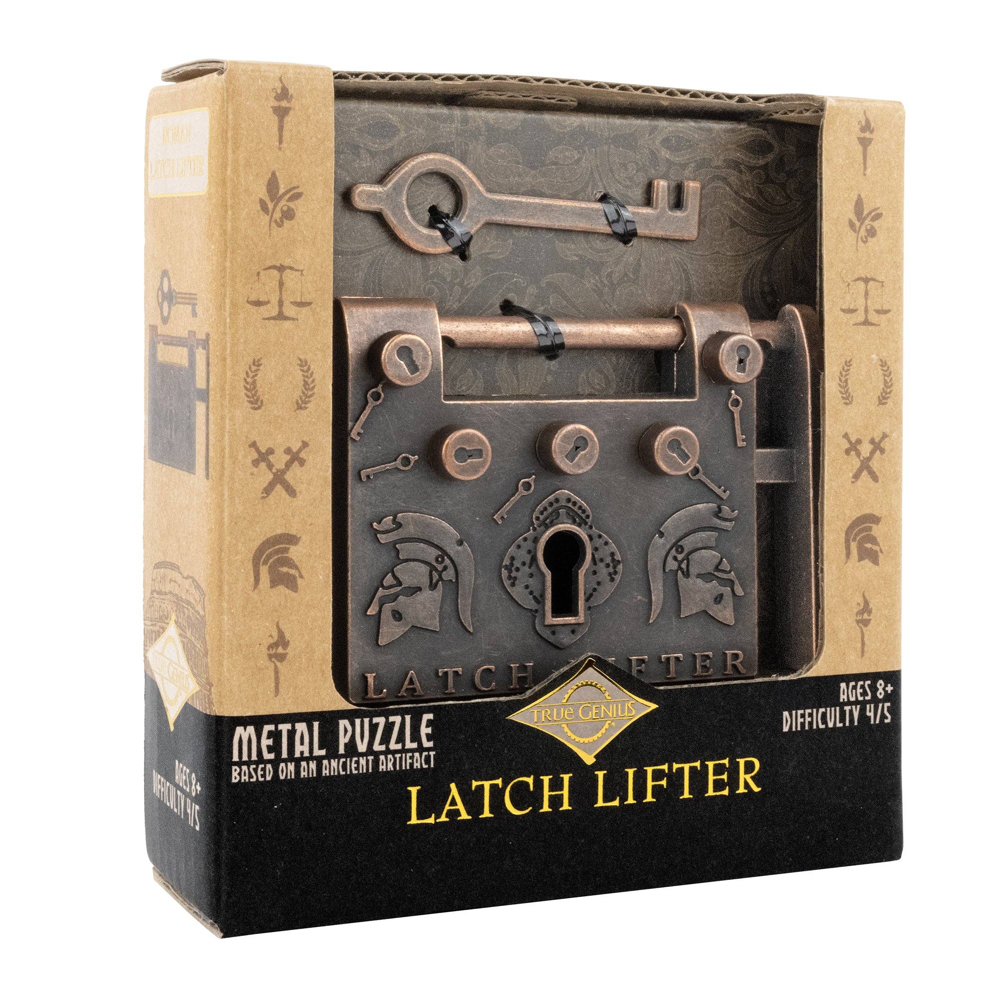 Latch Lifter trick lock close-up of keyhole