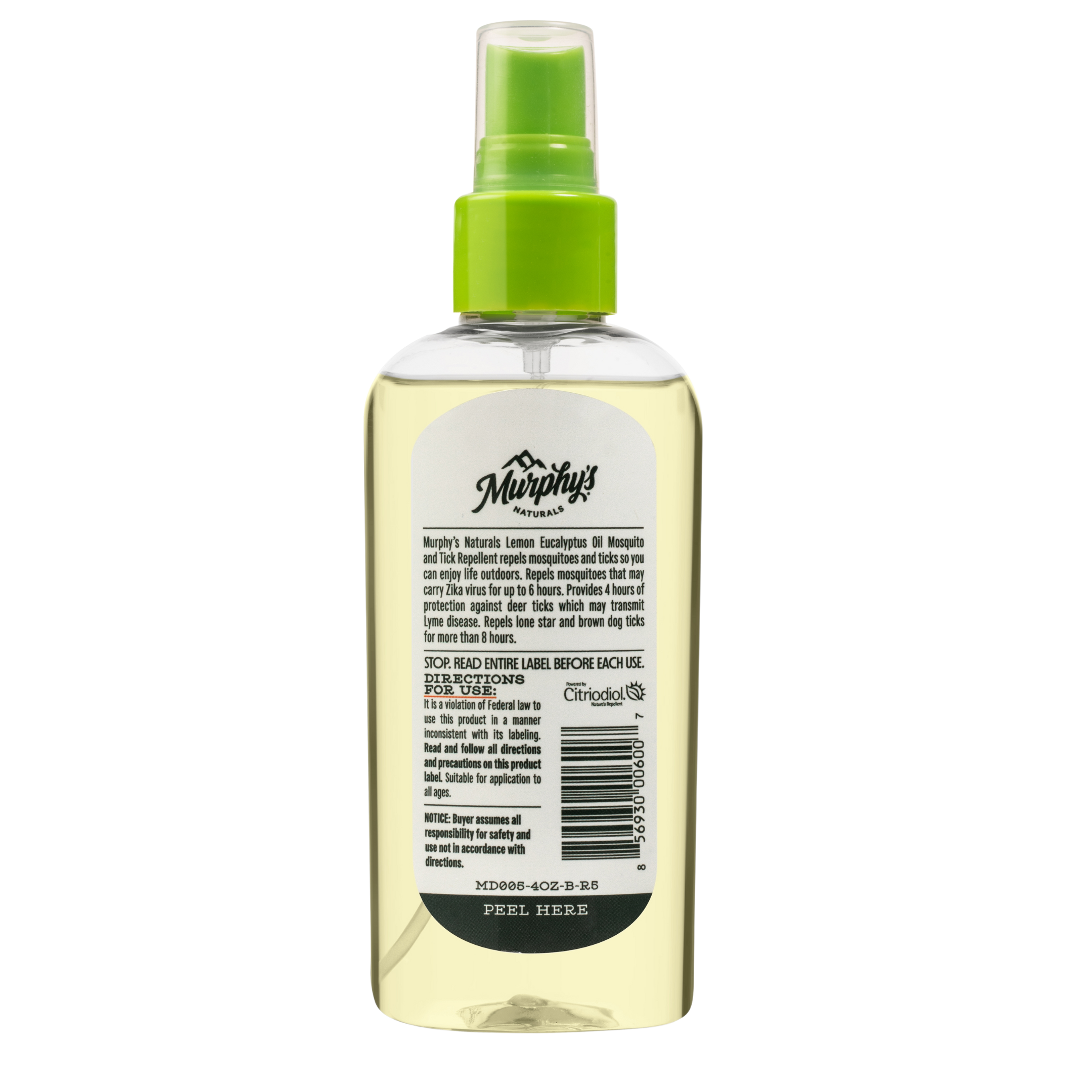 Mosquito and Tick Repellent Spray 4oz ingredient details