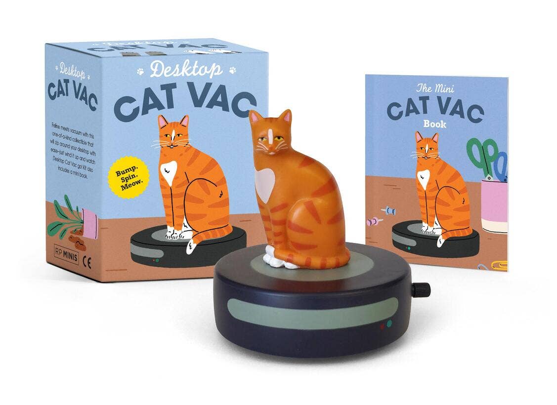 Desktop Cat Vac miniature novelty toy