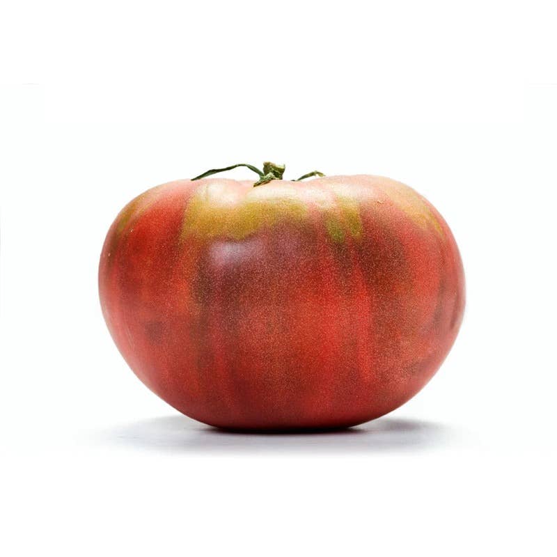 Brandywine tomato seed packet back with planting info