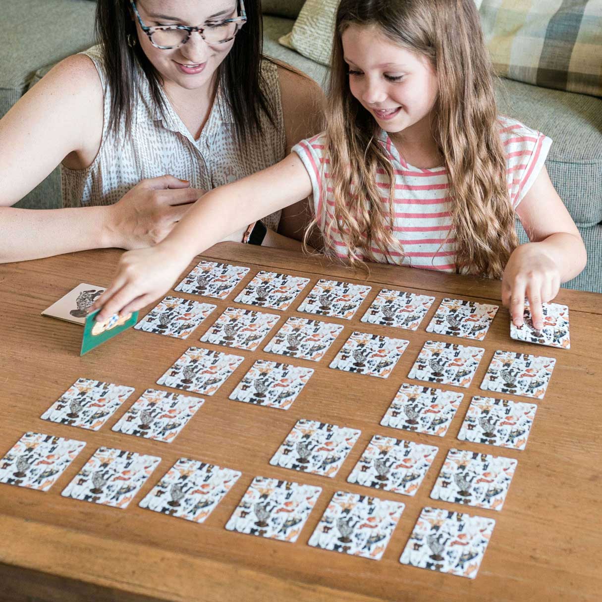 Pups Memory Game card details with dog breeds