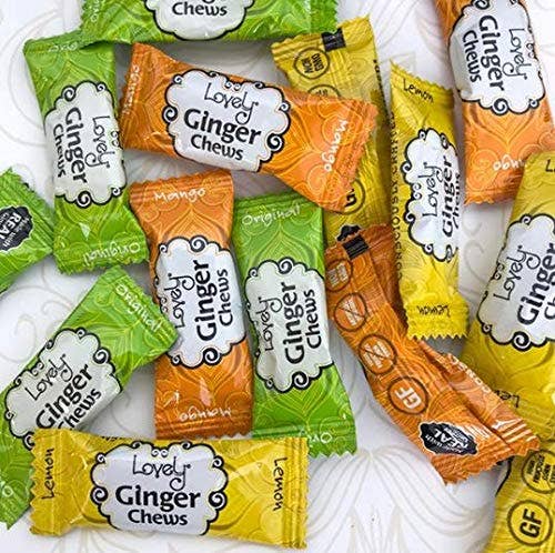 Mango Ginger Chews Candy - Gluten Free, Vegan, Non-GMO