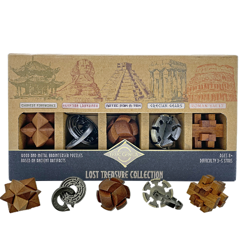 True Genius Lost Treasure Collection puzzle box front