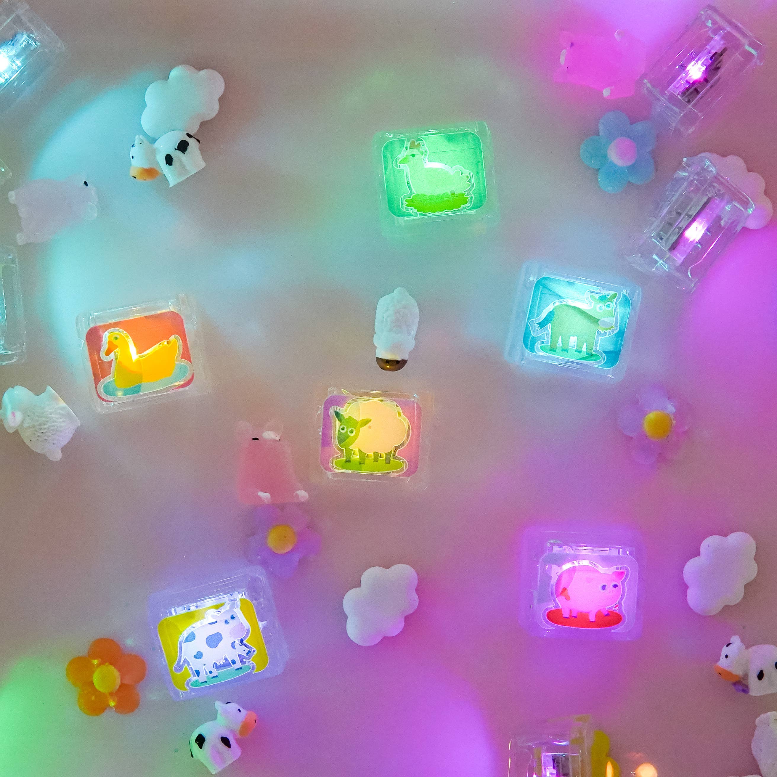 Glo Pals Farm Frenzy 6-Pack contents and packaging