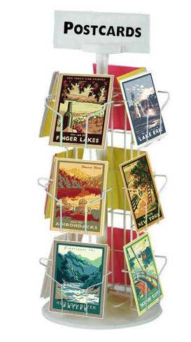Horseback Riding retro postcard Happy Trails detail view