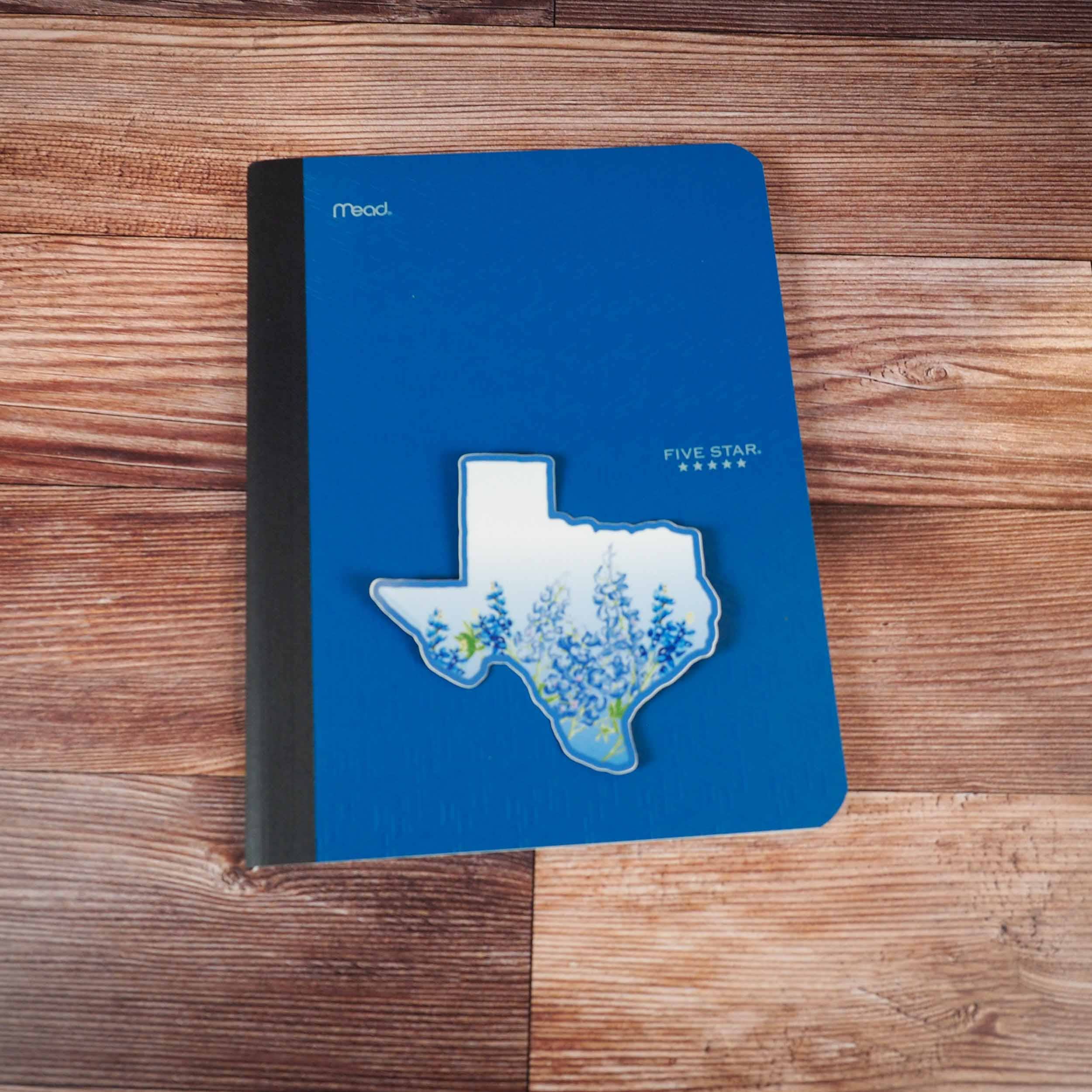 Texas Bluebonnets Decal, Texas Bumper Sticker