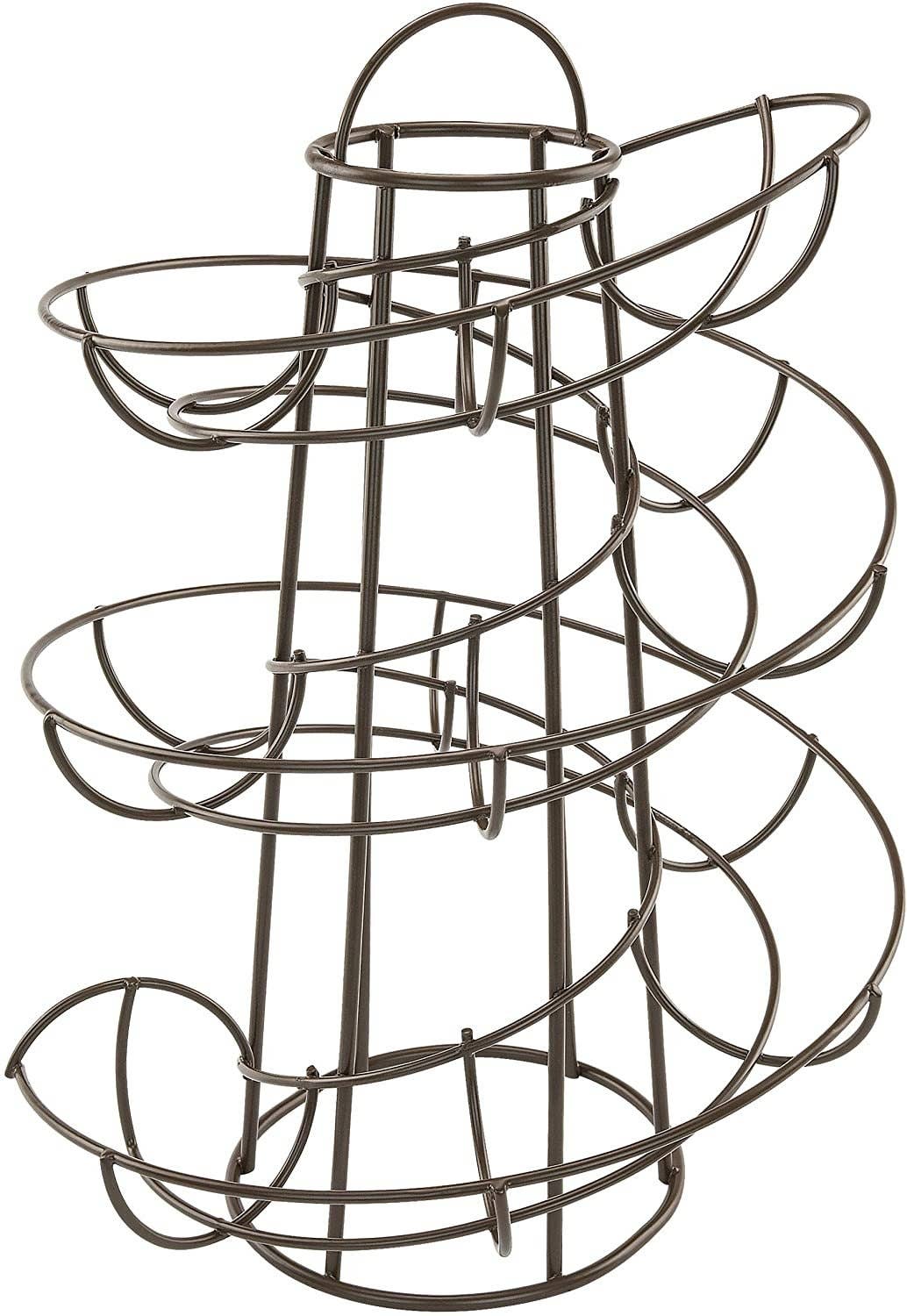 Egg Skelter Spiraling Dispenser Rack