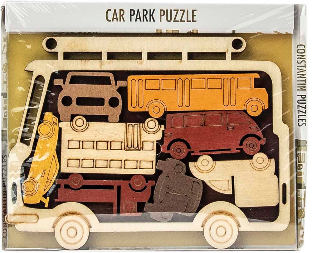 Constantin Car Park Puzzle wooden brainteaser in packaging