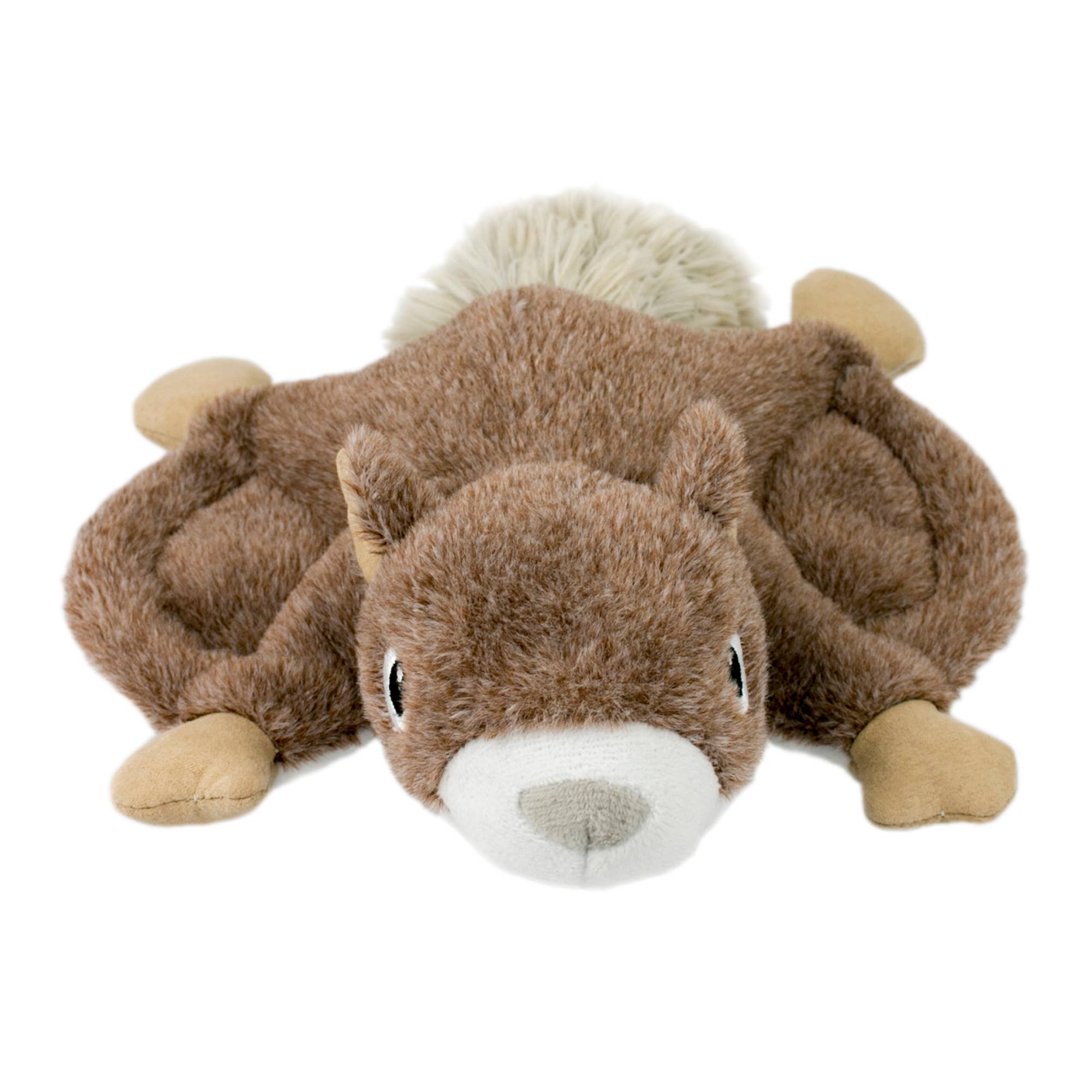 Tall Tails Plush Flying Squirrel Dog Toy side view