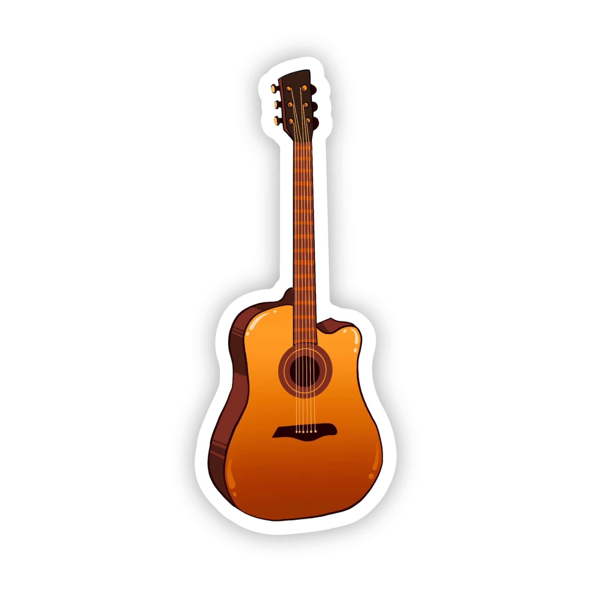 Acoustic Guitar Sticker