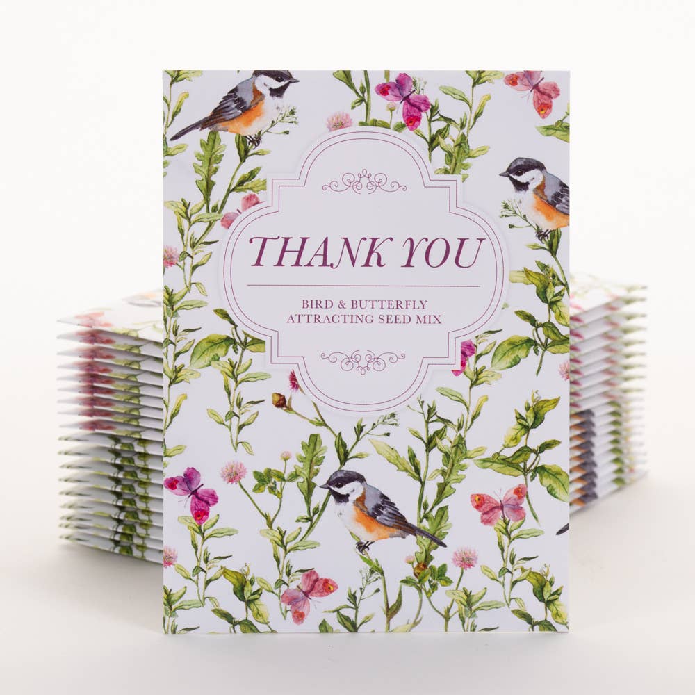Bentley Seed Co. - Thank You Bird Butterfly Mix Seed Packets