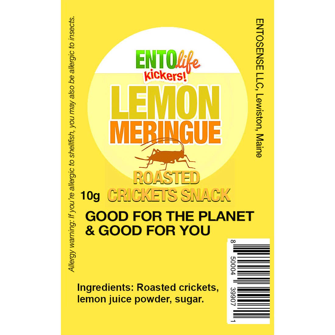 Mini-Kickers Flavored Cricket Snacks - Lemon Meringue