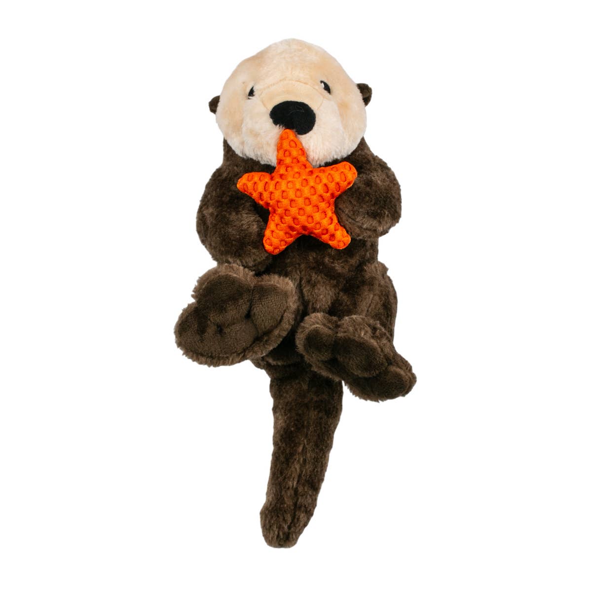 Otter Rope Body Dog Toy with plush and rope