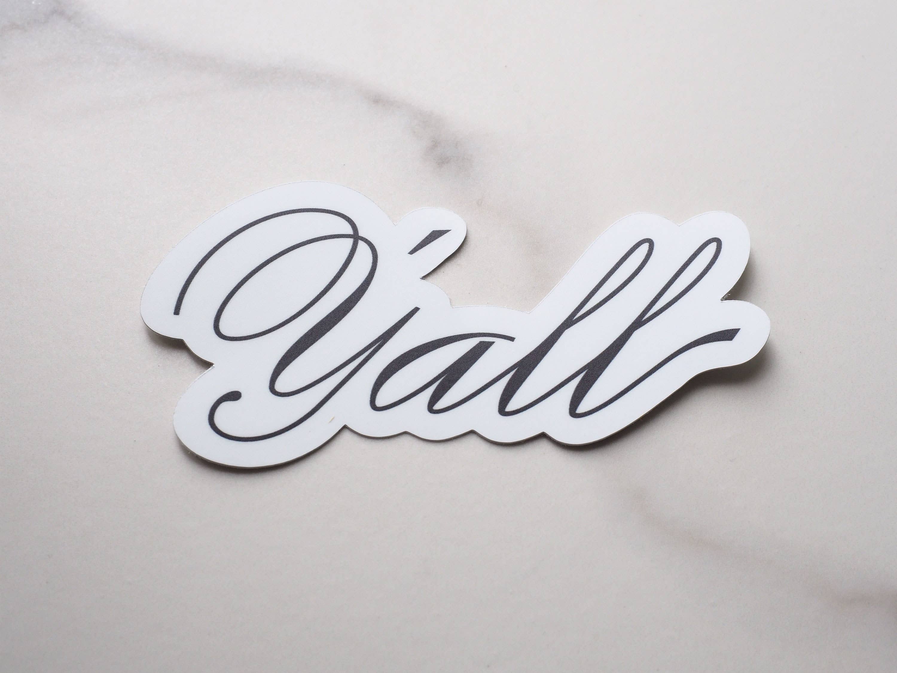 Y'all Sticker for Hydroflask - Cute Southern Decals