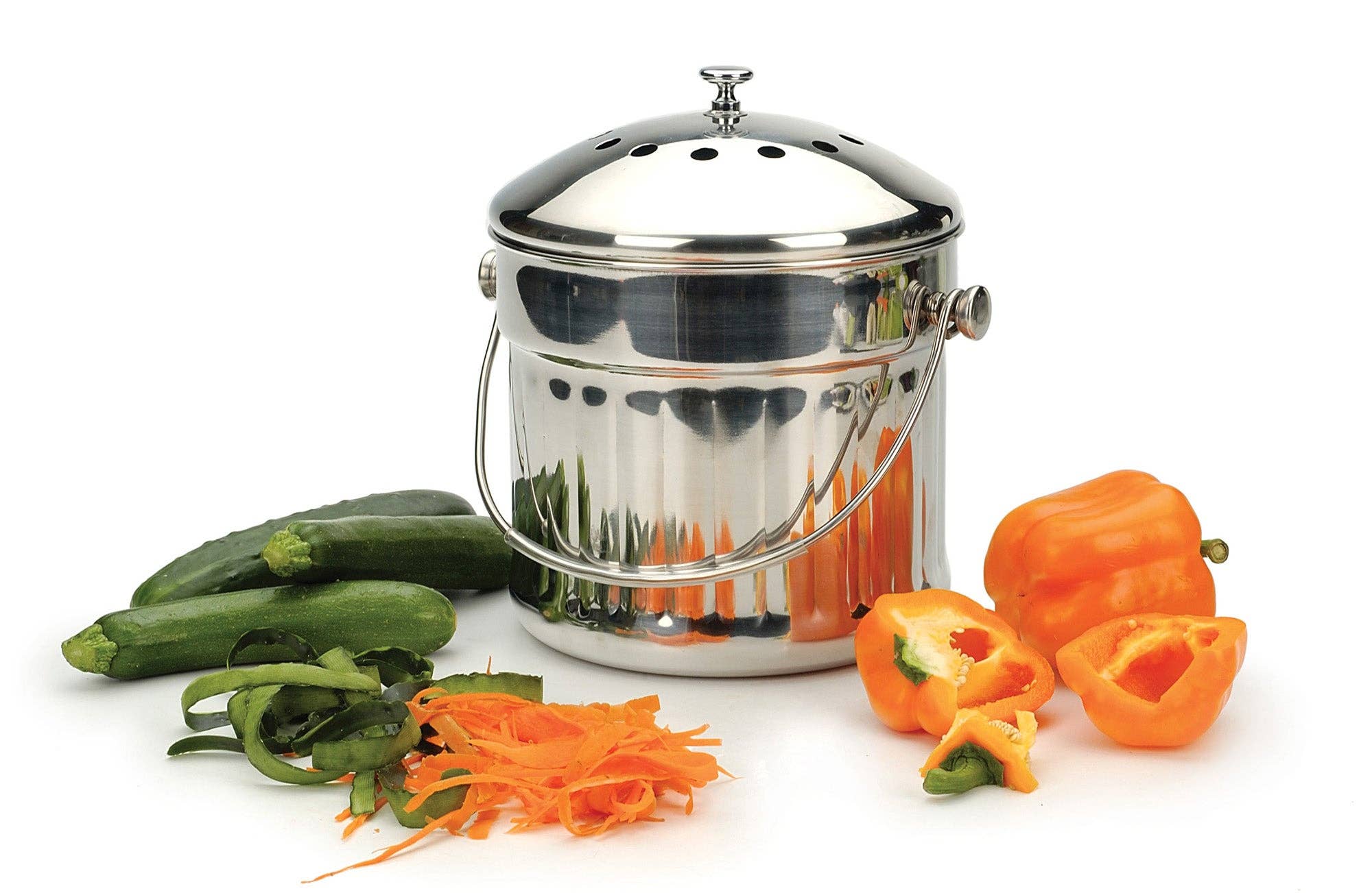 Jumbo compost pail 1.5 gallon side view