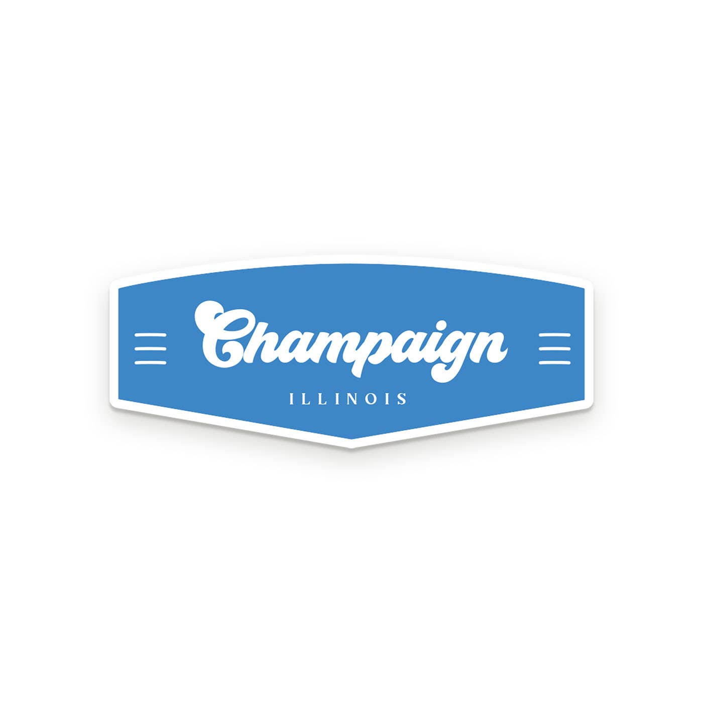 Custom City Retro Sticker assorted design options