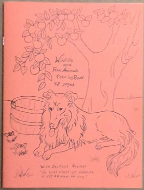 Levi L. Mast large coloring book nature theme